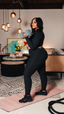 London Johnson in J'mone' Plus Size Activewear: Embracing Style and Confidence in Every Size